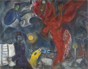 © Marc Chagall, Der Engelssturz, 1923-33-47, Öl auf Leinwand, Kunstmuseum Basel, Depositum aus Privatsammlung, VG Bild-Kunst, Bonn 2021, Foto: Martin P. Bühler
